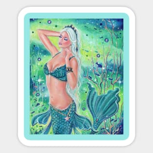 Anastasia Mermaid By Renee Lavoie Sticker